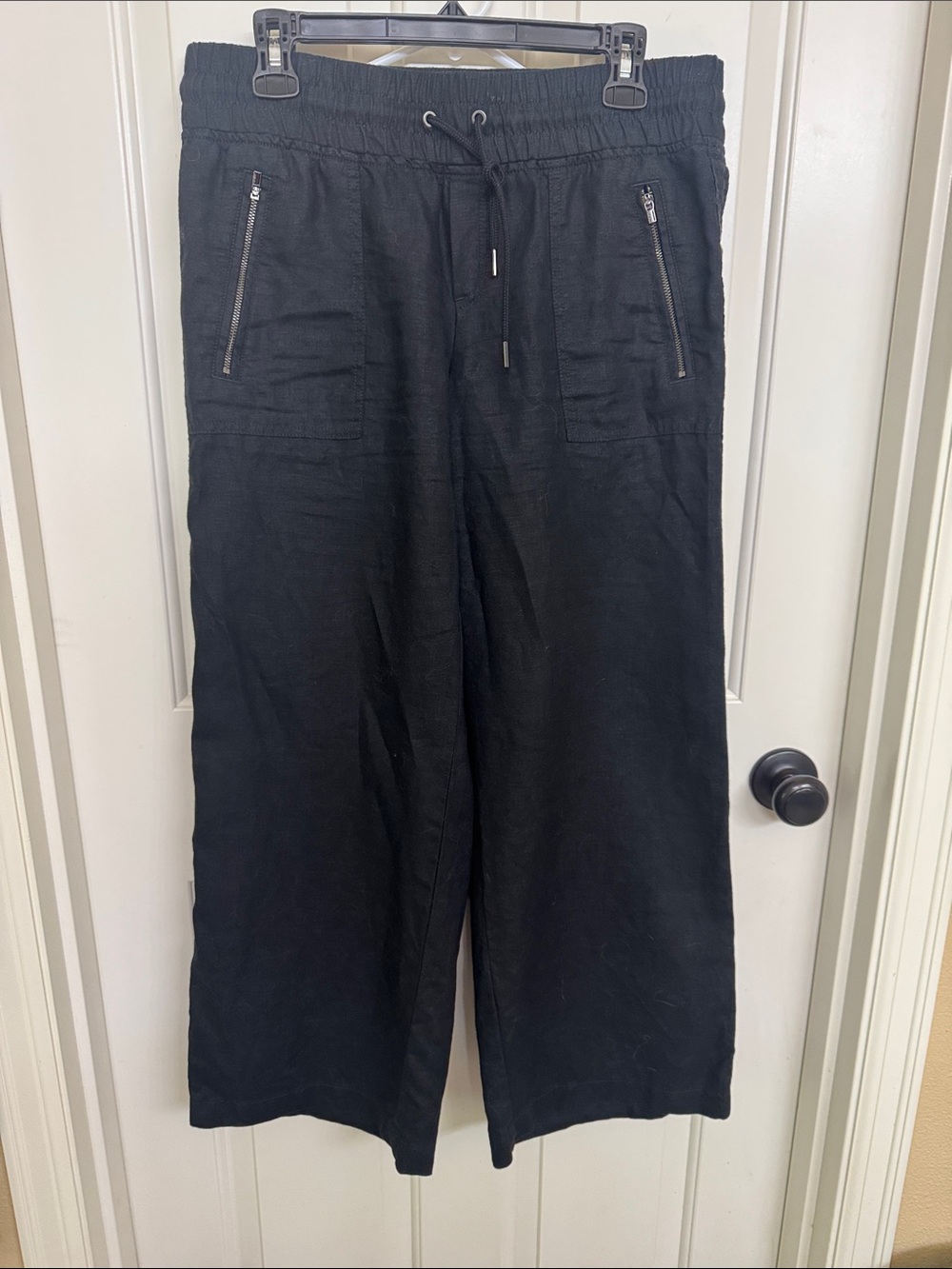 Athleta Cabo Linen Wide Leg Pants